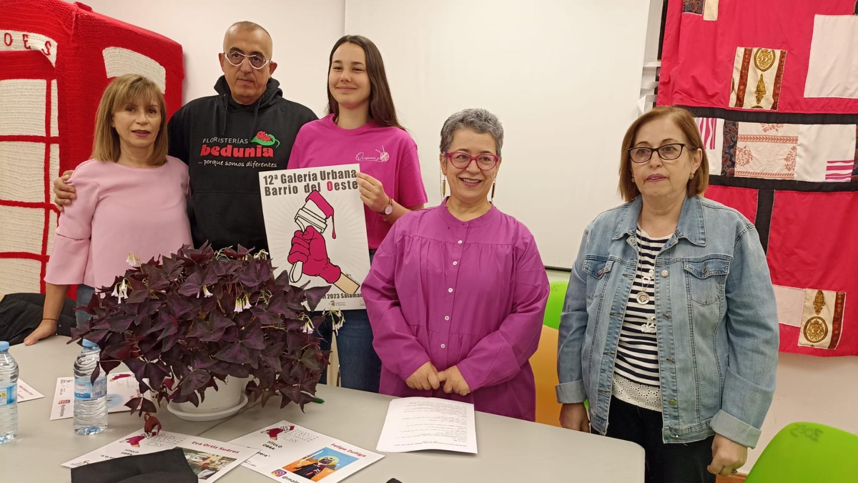 Presentación de la XII edición del Concurso Galería Urbana en el Barrio del Oeste de Salamanca