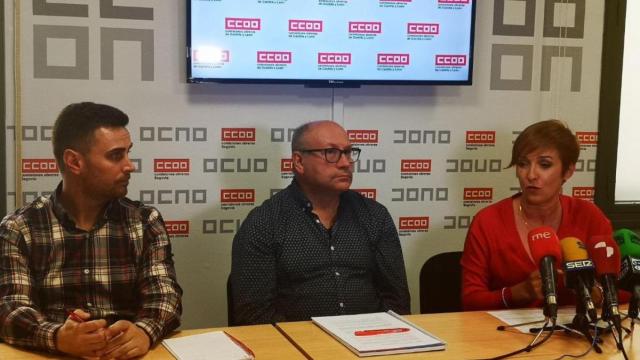 Imagen de archivo de los representantes de CCOO