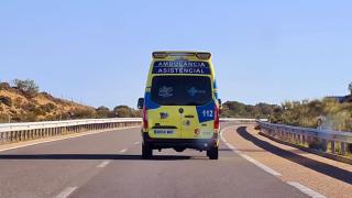Ambulancia 112 Zamora en carretera