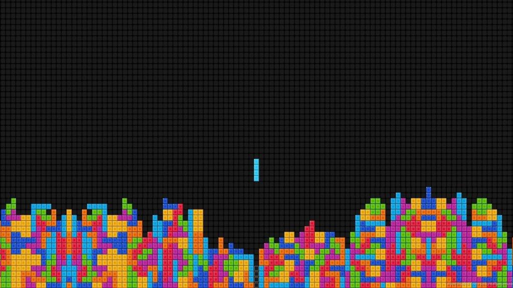 Una de las pantallas del Tetris.
