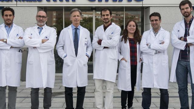El equipo de José A. Obeso y Javier Blesa en HM Hospitales.