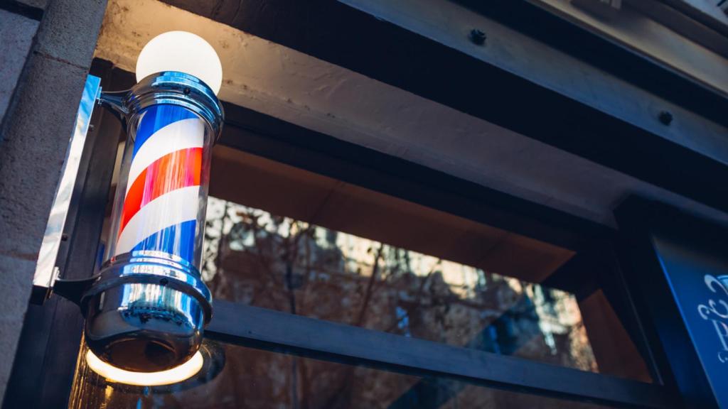 Entrada a una barbería.