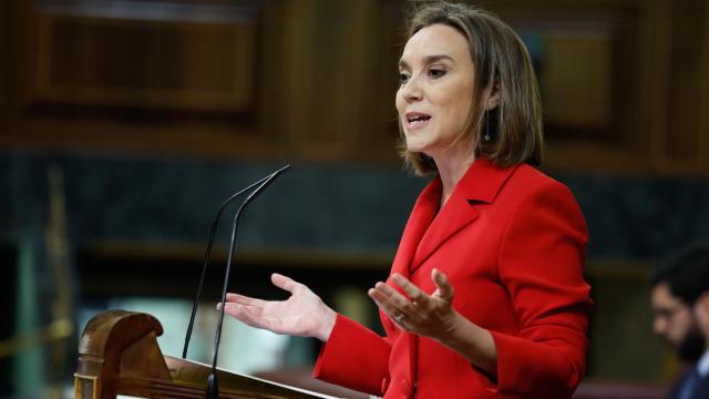 Cuca Gamarra, este miércoles en el Congreso.