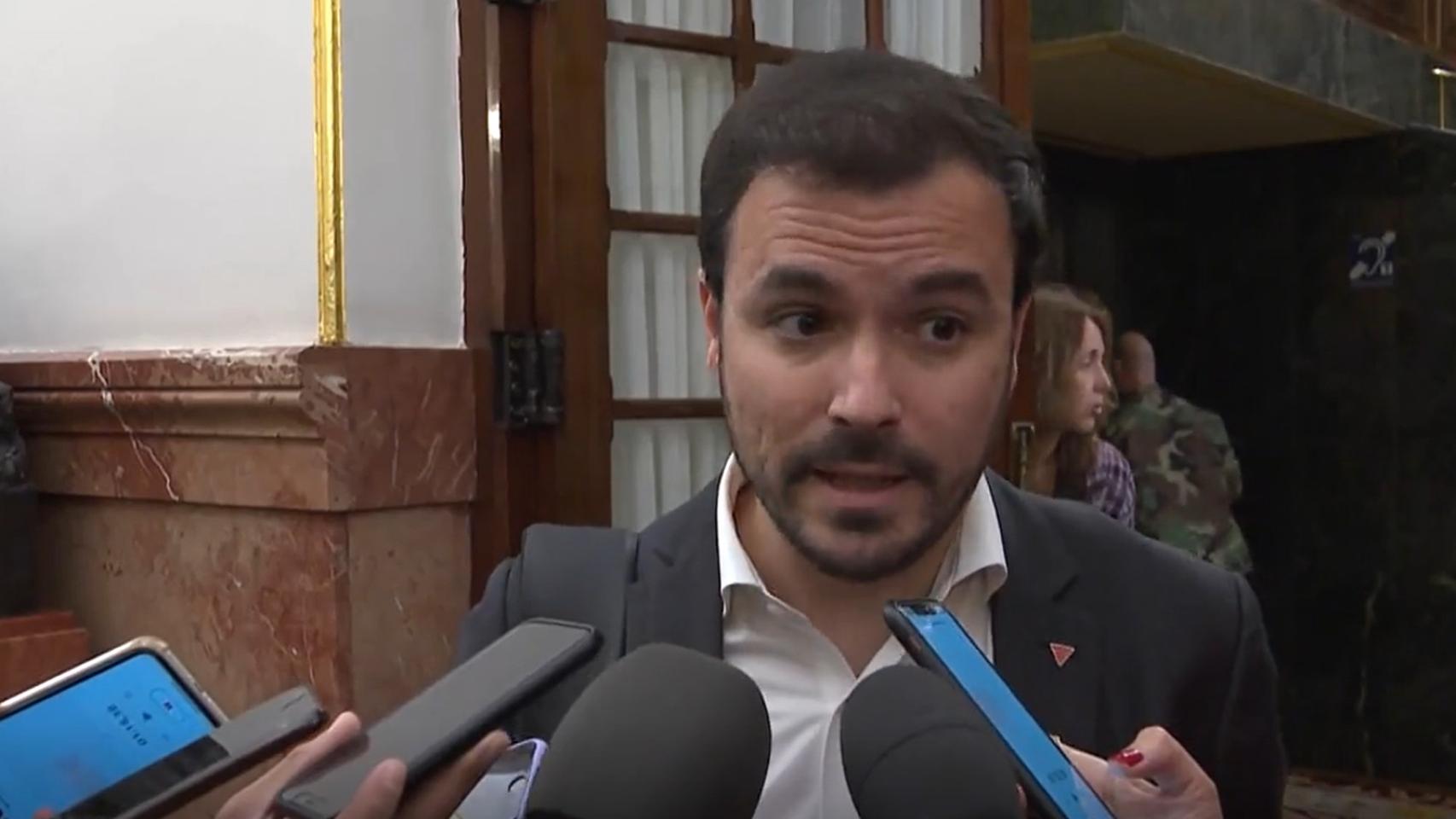 El ministro de Consumo, Alberto Garzón, este miércoles.