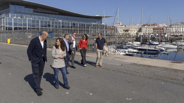 Técnicos de la Tall Ship Races visitan A Coruña.