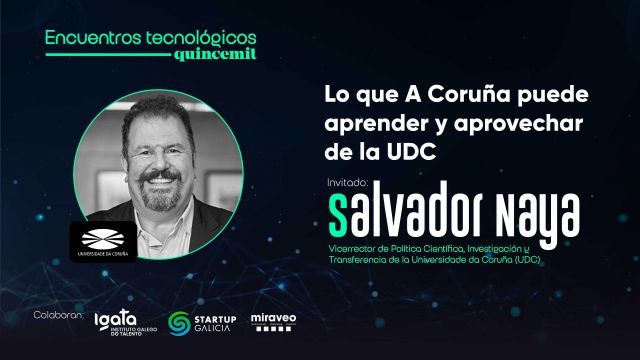 Salvador Naya, invitado en el cuarto Encuentro Tecnológico Quincemil, el 26 de abril