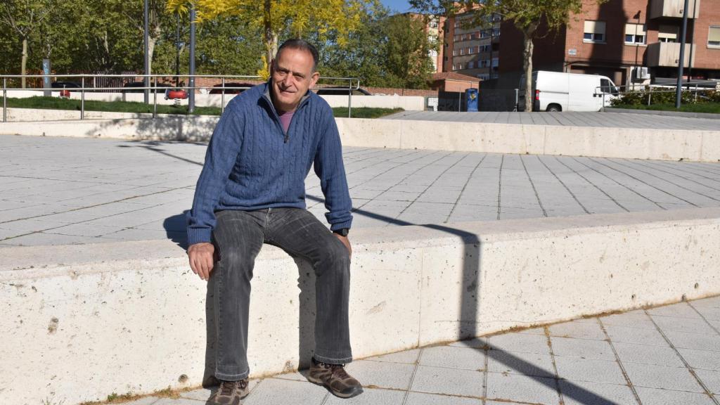 Cecilio Vadillo en la Plaza Rafael Cano