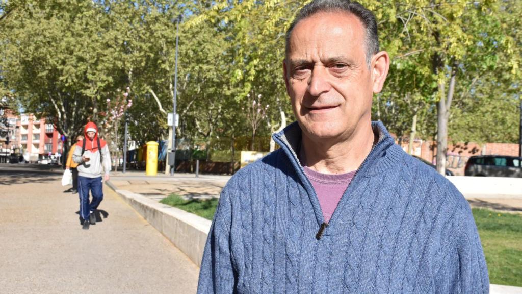 Cecilio Vadillo durante la entrevista con EL ESPAÑOL de Castilla y León