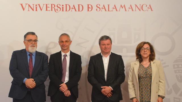 Reunión entre el rector de la Usal y el presidente de la Cámara Municipal de Penamacor