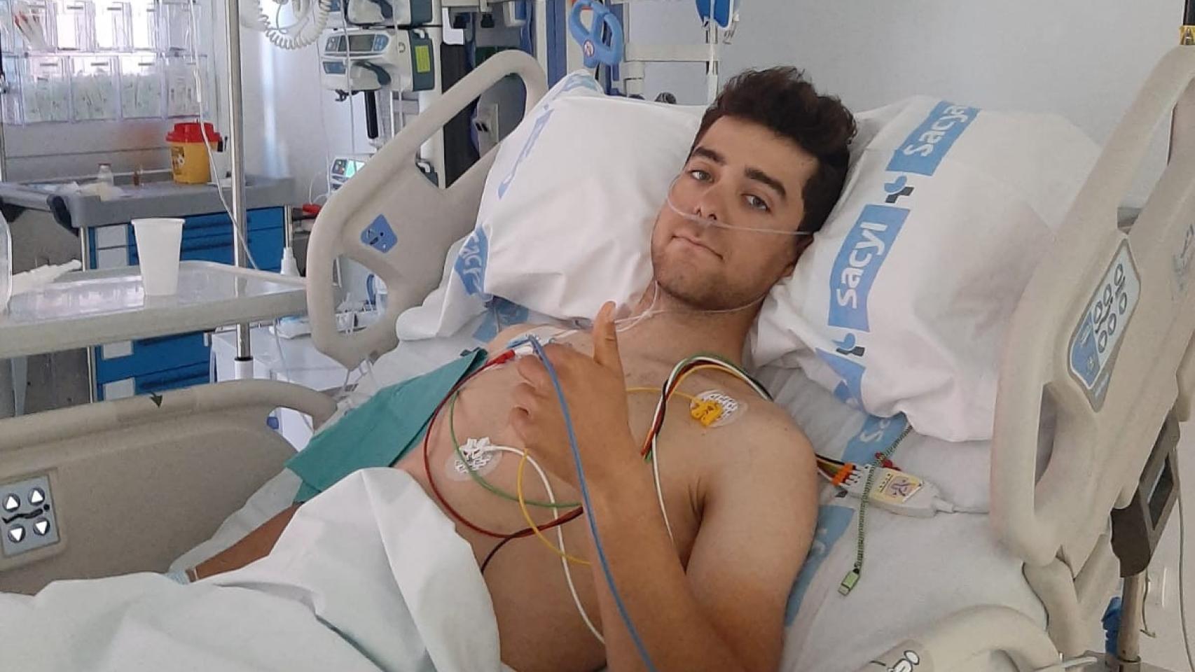 Pau Torrent en el Hospital Río Ortega de Valladolid