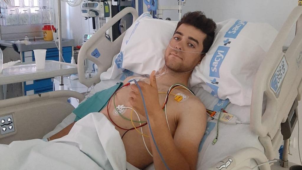 Pau Torrent en el Hospital Río Ortega de Valladolid