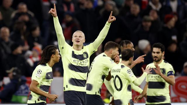 Erling Haaland, con el Manchester City