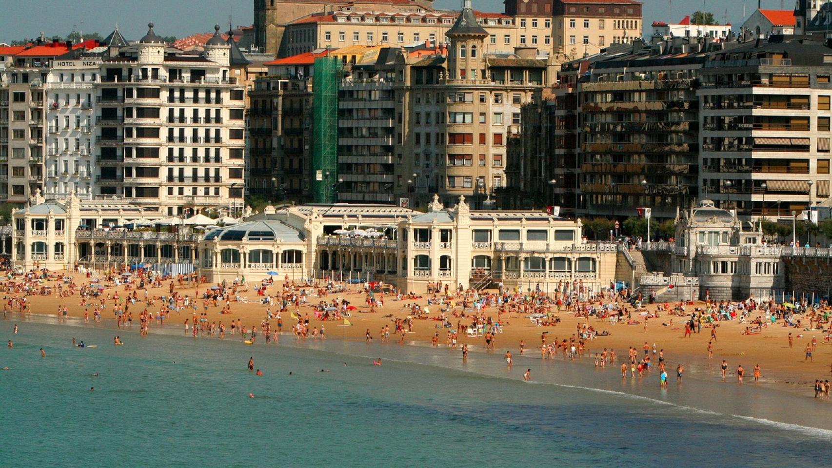 Vista de San Sebastián.
