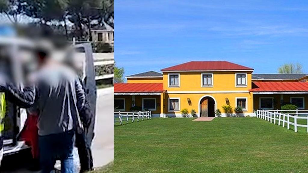 Las instalaciones de la Venta la Rubia y el momento de la detención de un empresario.