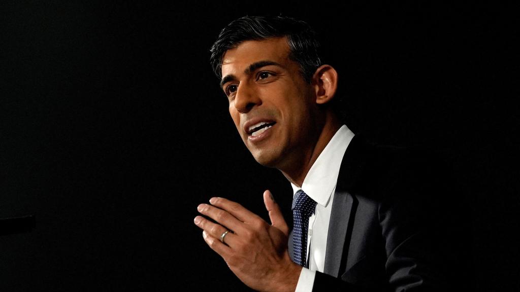 El primer ministro británico Rishi Sunak.
