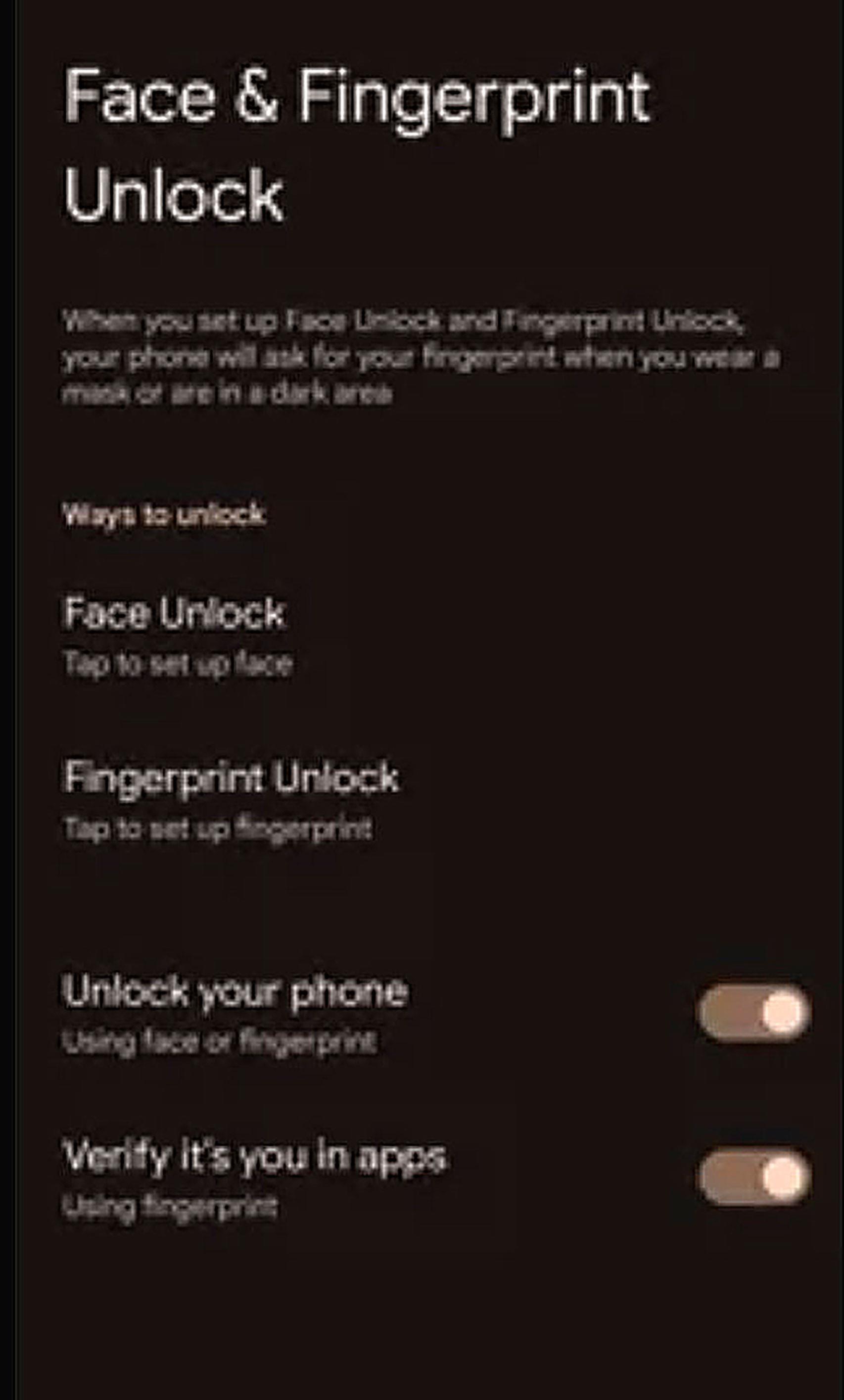 La captura de pantalla, bien borrosa, pero que muestra la nueva función del Pixel 7a