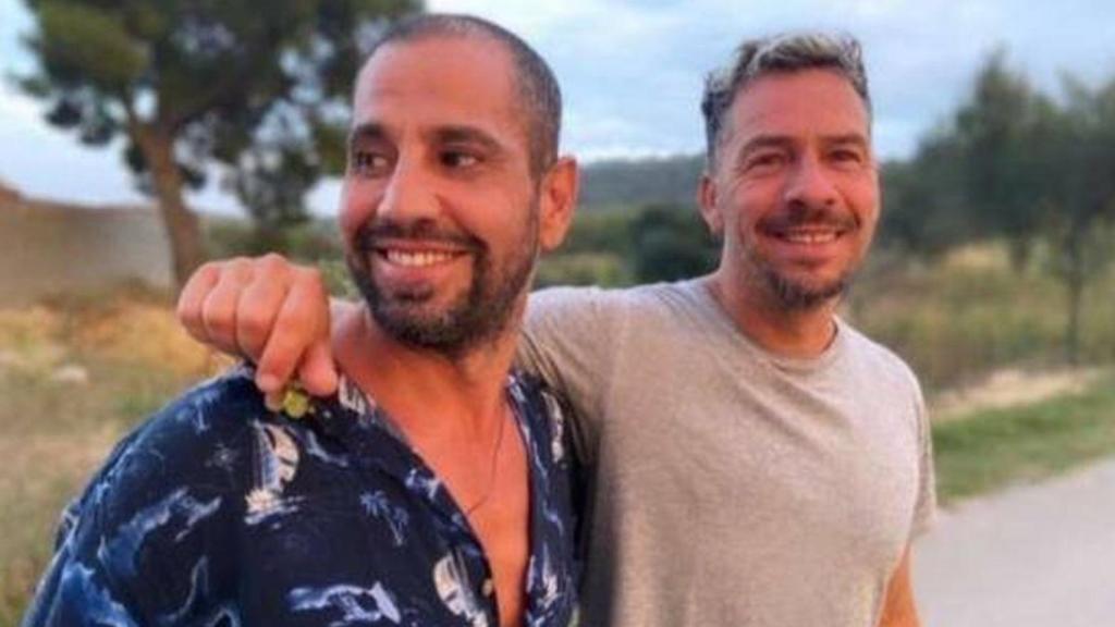 Nacho Palau y su hoy expareja, Cristian Villela, en una imagen de sus redes sociales.