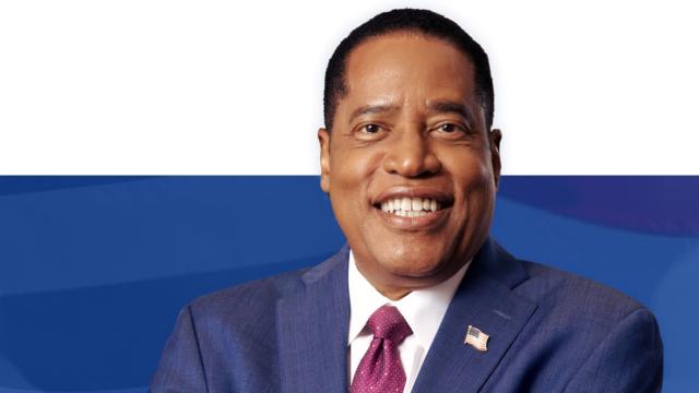 Larry Elder, candidato a liderar el Partido Republicano de EEUU.