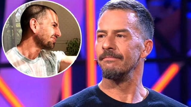 El escultor Nacho Palau y su pareja, Cristian Villela, en un montaje de EL ESPAÑOL.