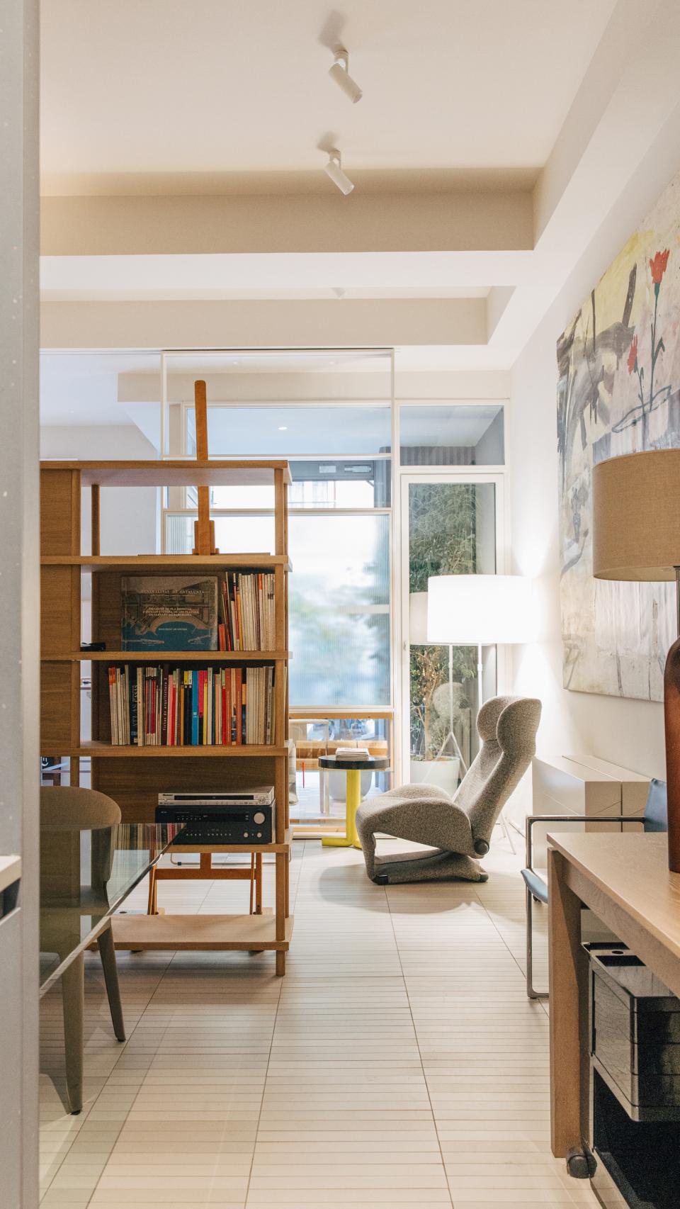 Interior del obrador-estudio de arquitectura Luna&Wanda.