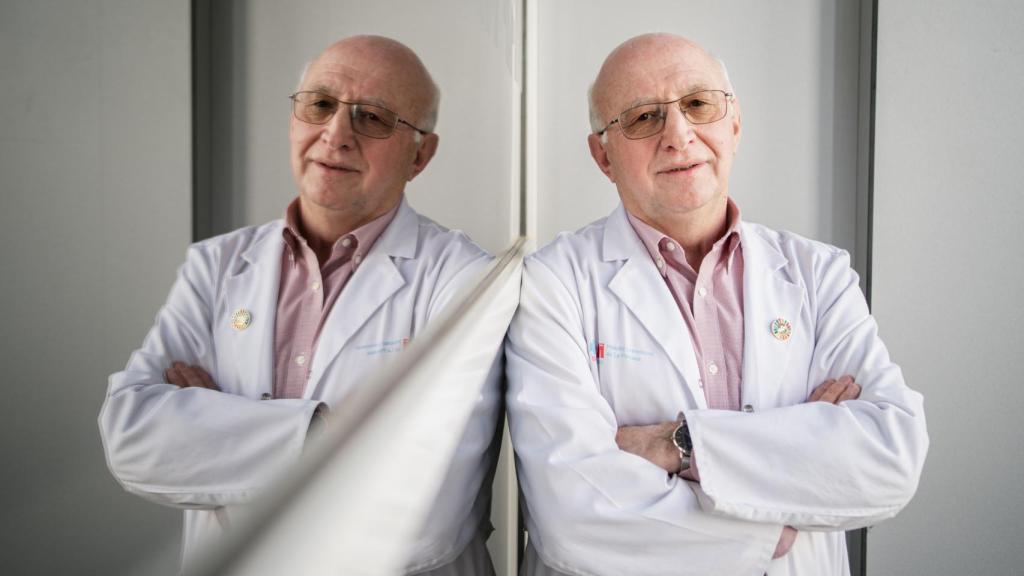 Francisco Sánchez en el Hospital La Princesa de Madrid.