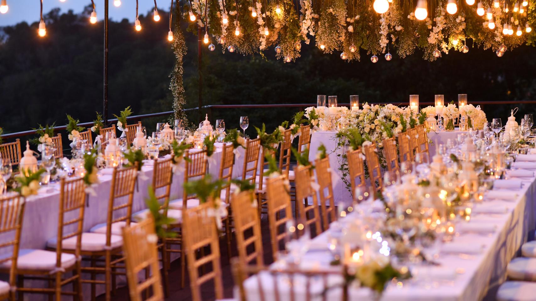 Un salón de bodas, en una imagen de archivo.