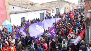 Celebraciones en las calles de Villalar durante el Día de la Comunidad de 2016.
