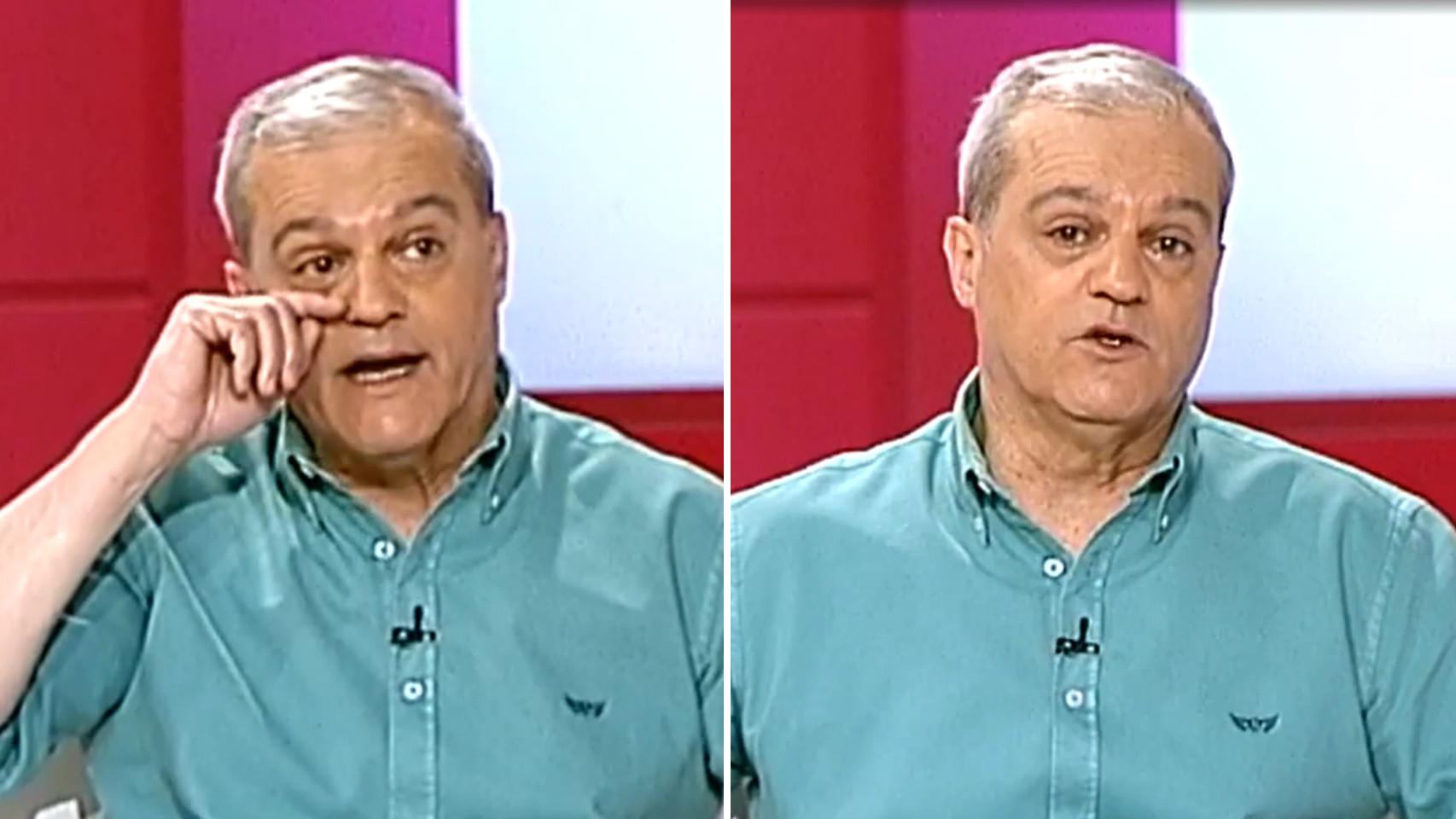 Ramón García rompe a llorar en directo en su programa: A veces me tocan el corazón