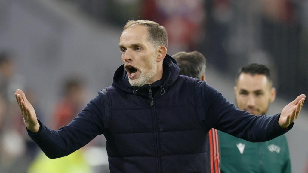 Tuchel, en el partido de Champions ante el Bayern.