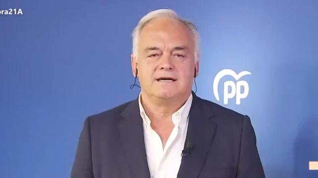 El vicesecretario de Institucional del PP, Esteban González Pons, este viernes en TVE.