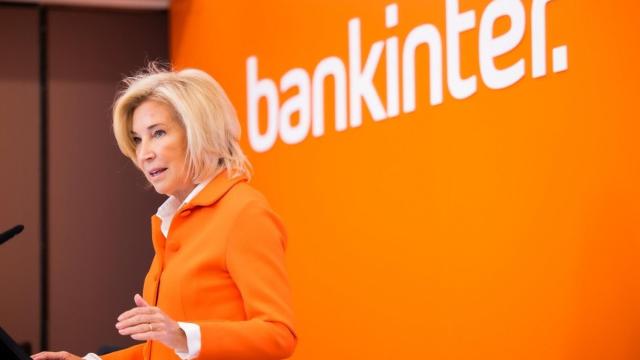María Dolores Dancausa, consejera delegada de Bankinter, durante la presentación de resultados.