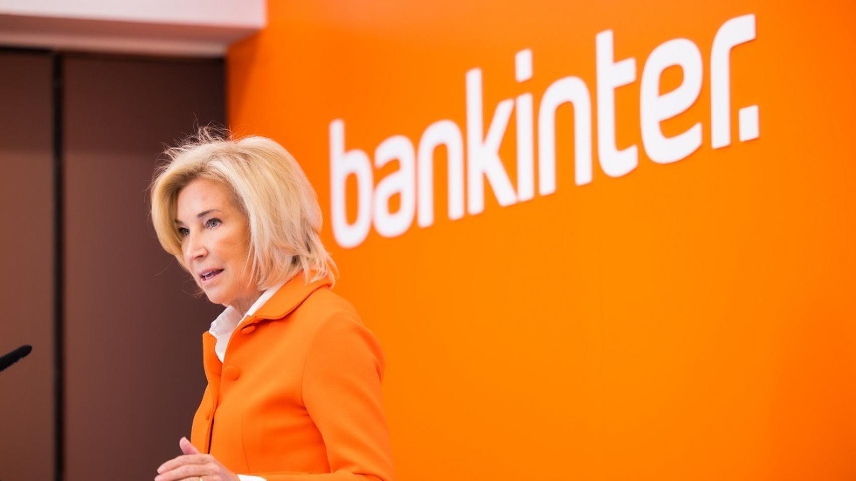 María Dolores Dancausa, consejera delegada de Bankinter, durante la última presentación de resultados.