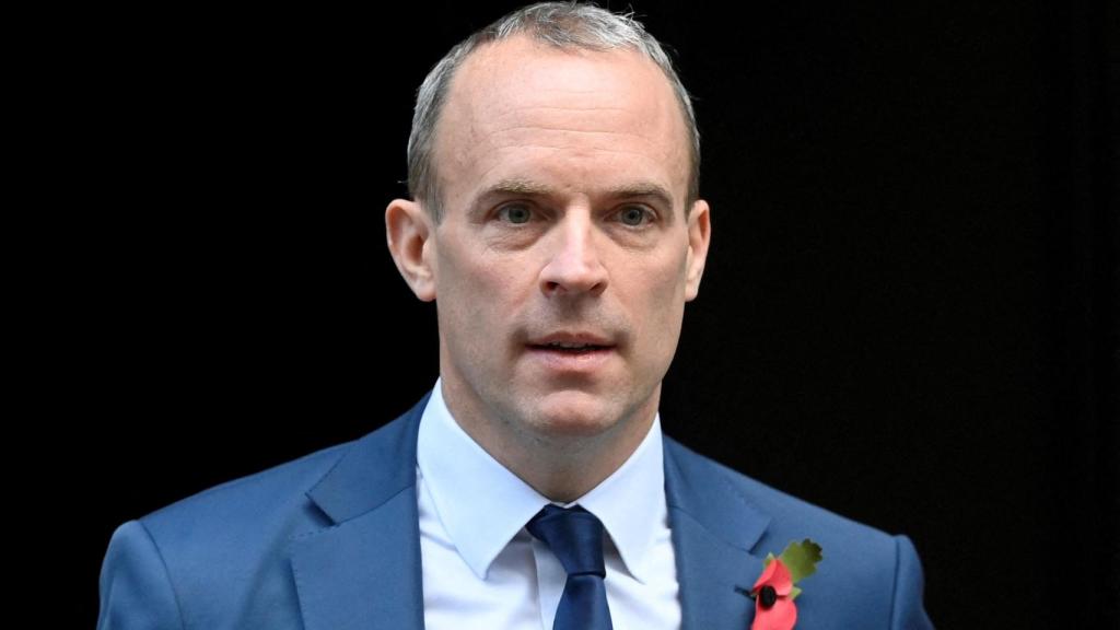 El viceprimer ministro británico y secretario de Justicia, Dominic Raab.
