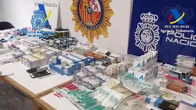 Sustancias incautadas.