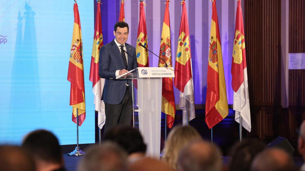 El presidente de Andalucía, Juanma Moreno