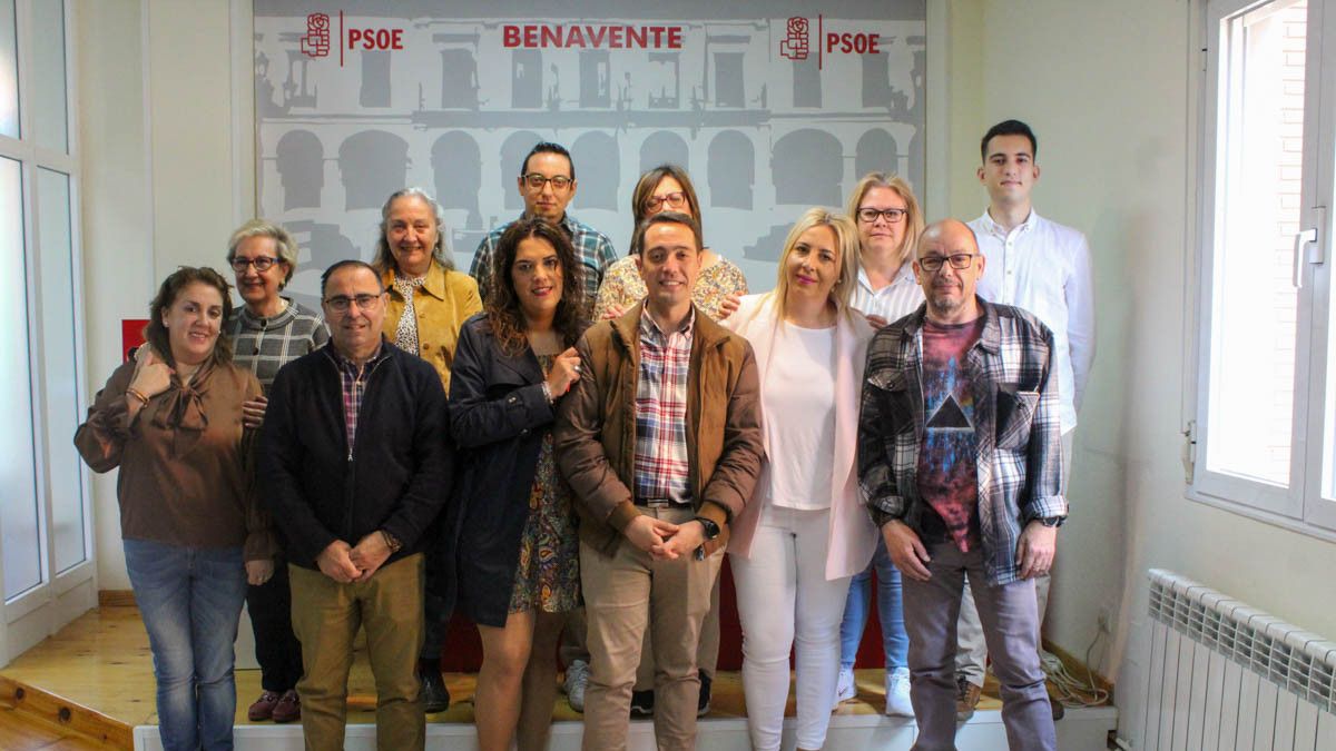 Candidatura del PSOE a la Alcaldía de Benavente, con Luciano Huerga al frente