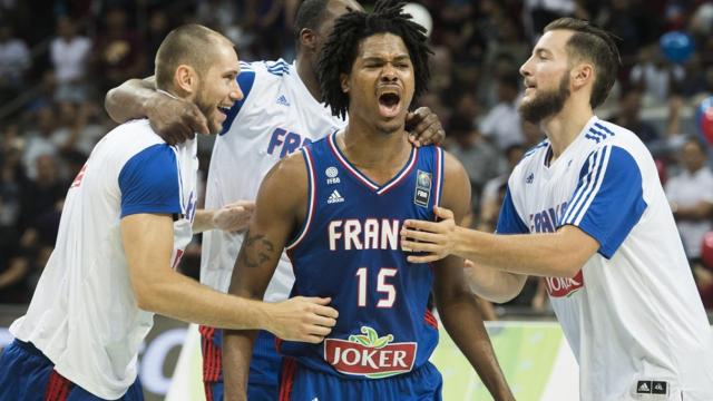 Mickael Gelabale, con la selección de Francia