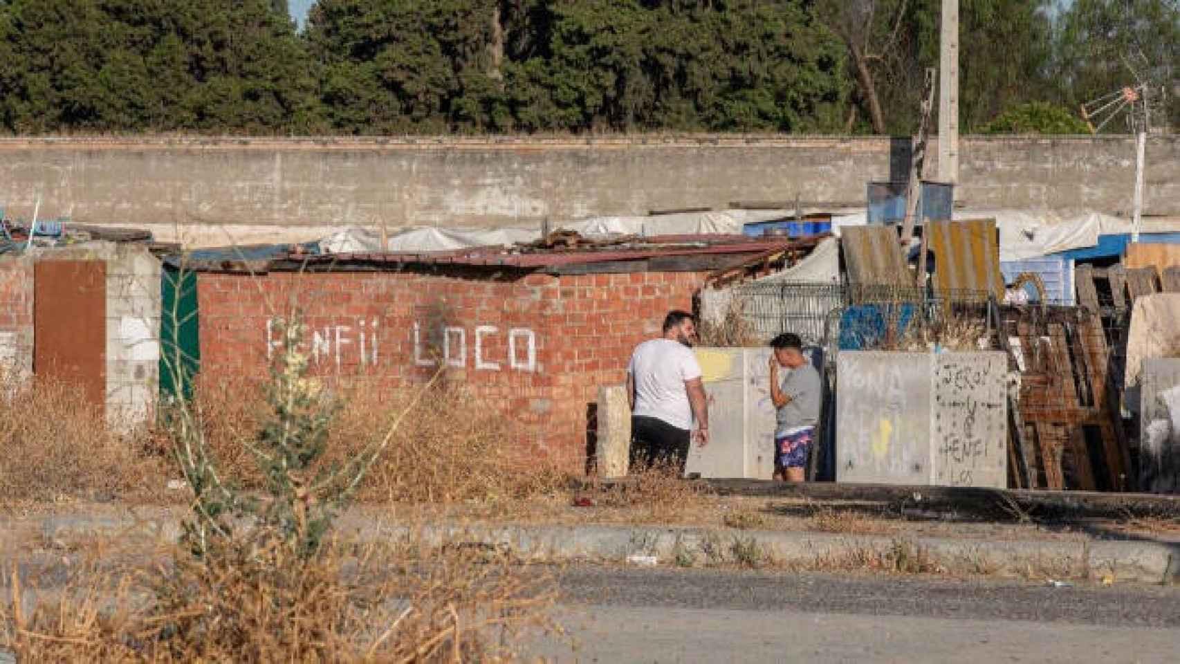 Varias chabolas de Albacete en una imagen de archivo