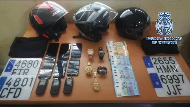 Material incautado en la operación 'Soldadito'.