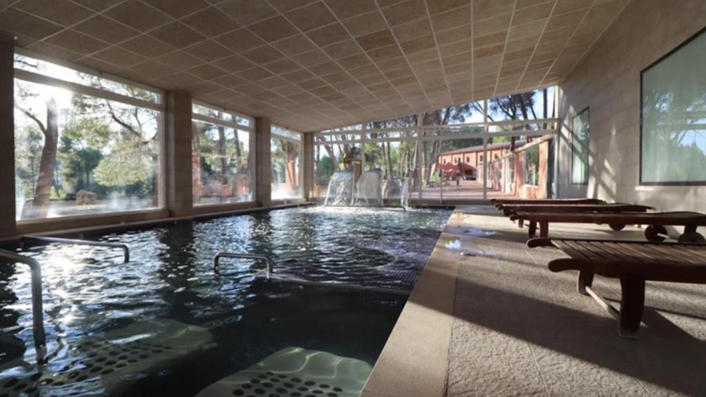 Instalaciones del Hotel Balneario El Cabriel.