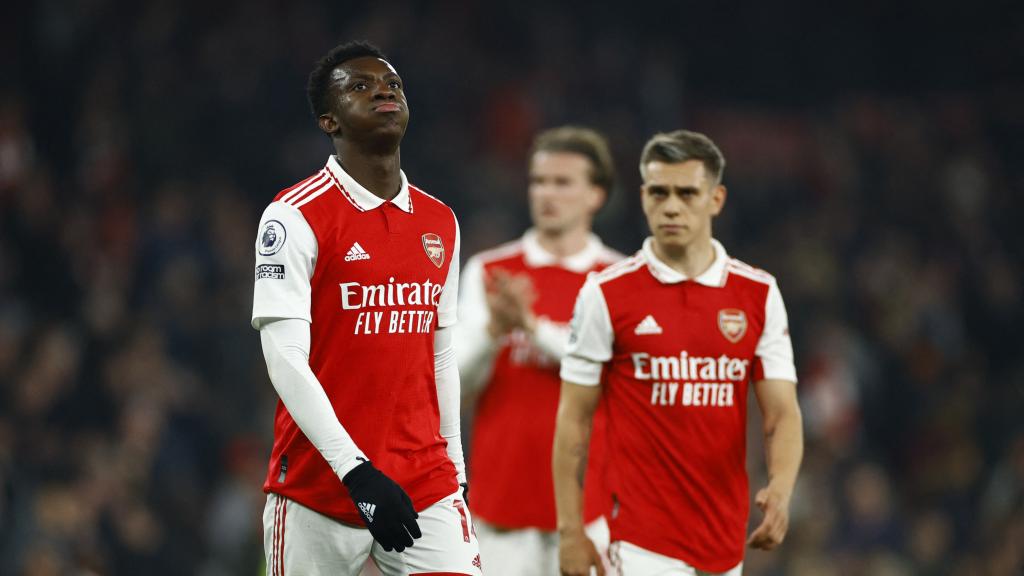 Eddie Nketiah, en primer plano.