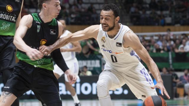 William-Goss, en acción ante el Joventut.