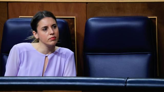 Irene Montero, esta semana en el Congreso.