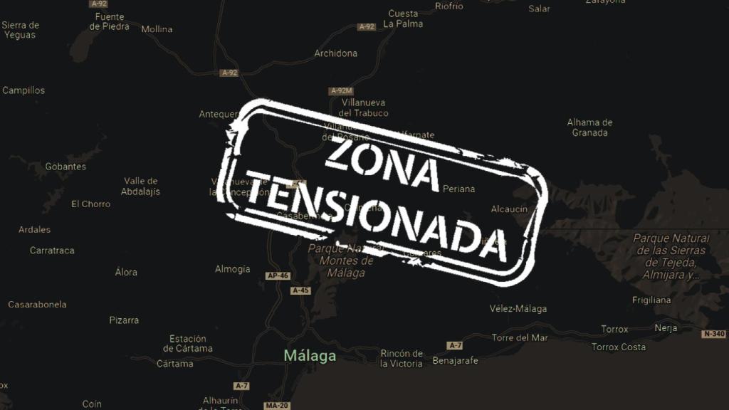 Ruta por las 'zonas tensionadas' de la provincia de Málaga.
