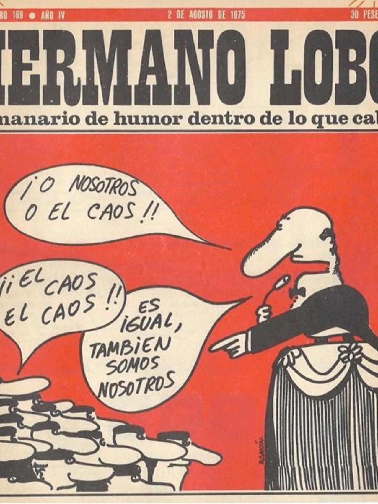 La viñeta de Hermano Lobo de la que habla Sotillos.