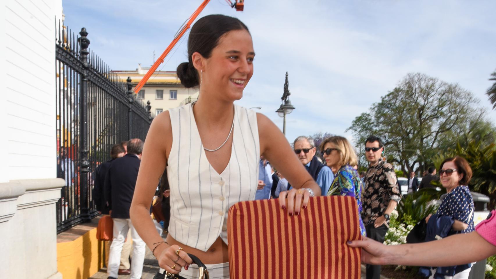 Victoria Federica en la Feria de Abril.