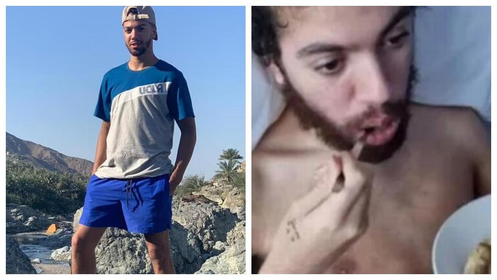 Daniel Cain, antes y después del paro cardíaco.