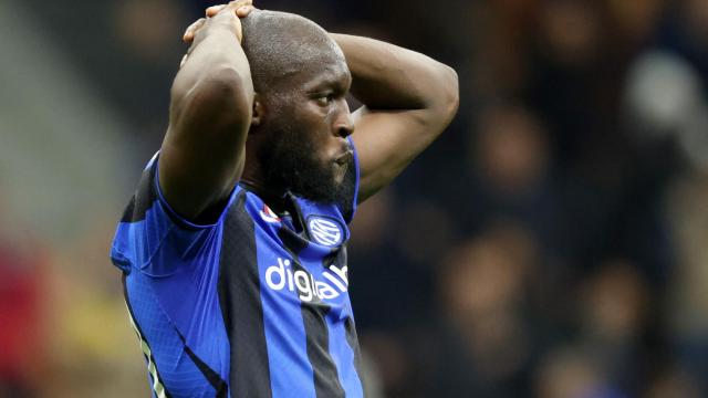 Lukaku, durante un partido de esta temporada.