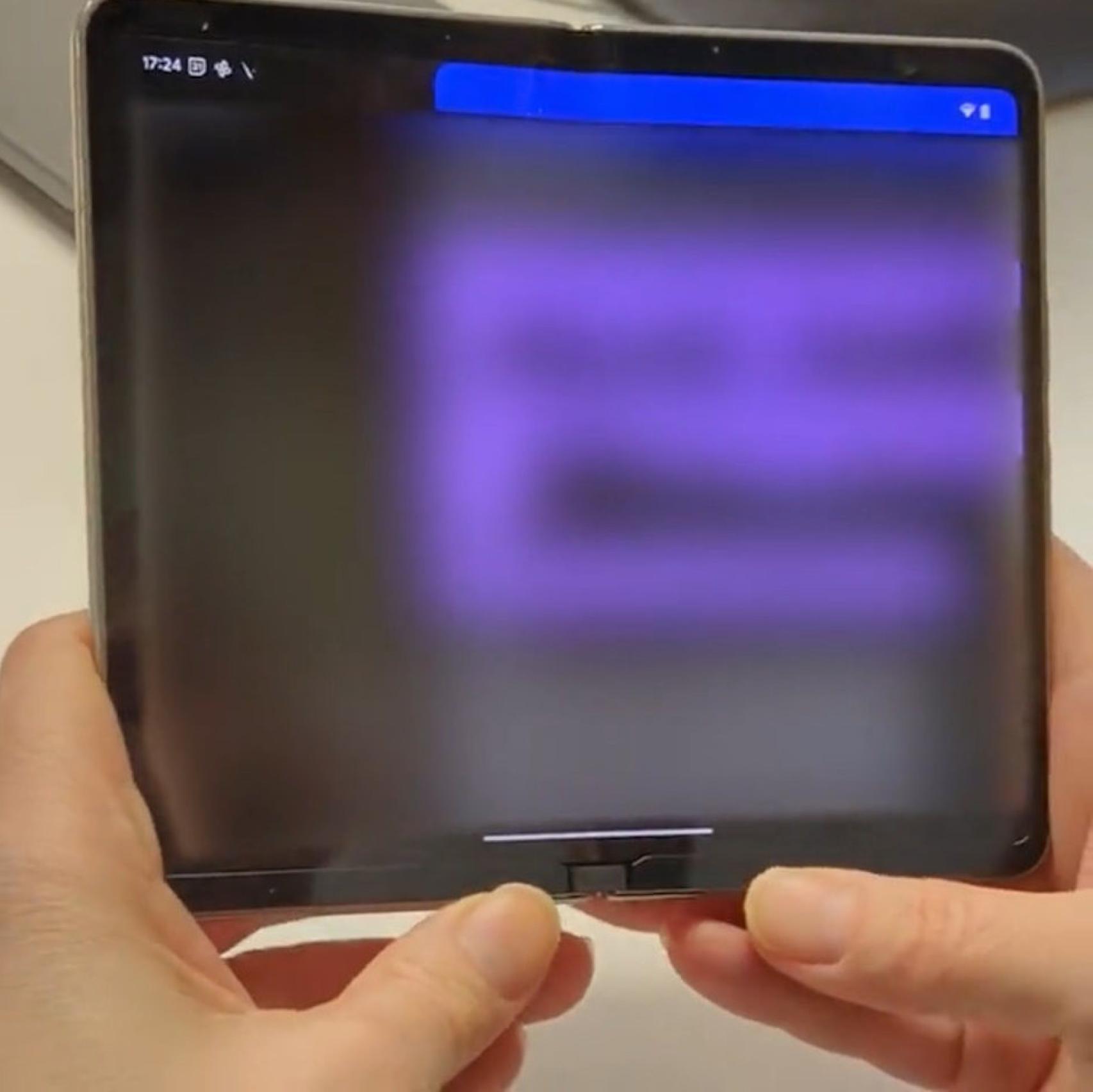 Los bordes del Pixel Fold filtrado son más gruesos que los del Galaxy Fold 4