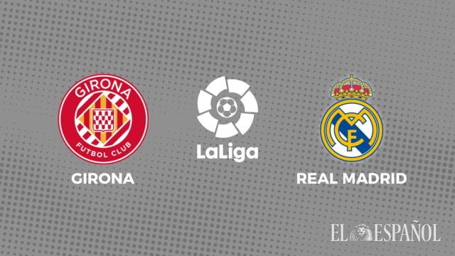 Cartel del Girona - Real Madrid de La Liga 2022/2023